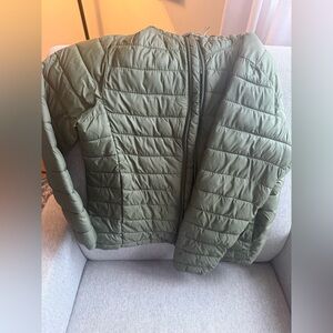 GAP BOYS Olive Green Jacket with Navy Lining. Light layer.
